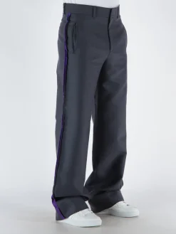 ETRO Pantaloni<PANTALONE FLAT FRONT FIANCO DRITTO Grigio, Viola