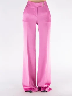 TOM FORD Pantaloni<PANTALONE FLUID DOUBLE FACE SATIN Rosa