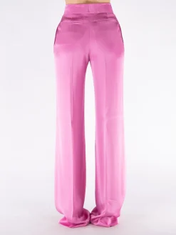 TOM FORD Pantaloni<PANTALONE FLUID DOUBLE FACE SATIN Rosa