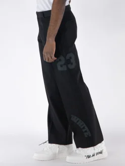 OFF-WHITE Pantaloni<PANTALONE FORMAL VARS DRYWO BUFFALO Nero