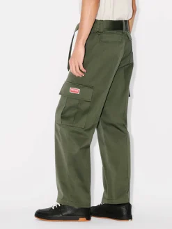 KENZO Pantaloni<PANTALONE GENDERLESS ARMY Verde