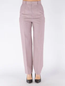 VICTORIA BECKHAM Pantaloni<PANTALONE HIGH WASTED 3/4 Rosa