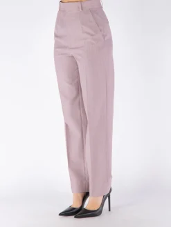 VICTORIA BECKHAM Pantaloni<PANTALONE HIGH WASTED 3/4 Rosa