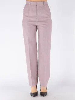VICTORIA BECKHAM Pantaloni<PANTALONE HIGH WASTED 3/4 Rosa