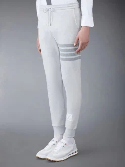 THOM BROWNE Pantaloni<PANTALONE IN CLASSIC LOOPBACK Grigio