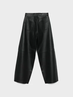 HAIKURE Pantaloni<PANTALONE IN PELLE BETHANY Nero