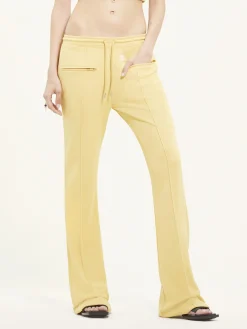 COURREGES Pantaloni<PANTALONE INTERLOCK TRACKSUIT Giallo