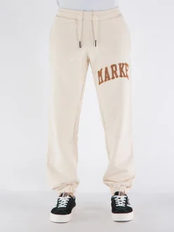 MARKET Pantaloni<PANTALONE JOGGER LOGO Beige, Marrone