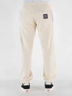 MARKET Pantaloni<PANTALONE JOGGER LOGO Beige, Marrone
