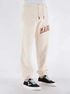 MARKET Pantaloni<PANTALONE JOGGER LOGO Beige, Marrone