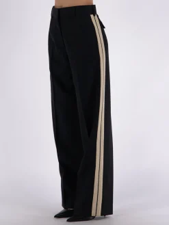 PALM ANGELS Pantaloni<PANTALONE KNIT TAPE SUIT Nero