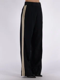 PALM ANGELS Pantaloni<PANTALONE KNIT TAPE SUIT Nero