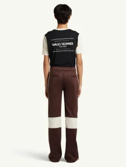 WALES BONNER Pantaloni<PANTALONE KOLA Marrone