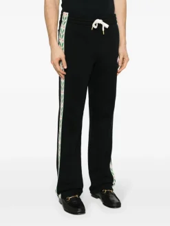 Pantaloni<PANTALONE LAUREL TAPE PANELLED Bianco, Nero