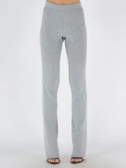 DION LEE Pantaloni<PANTALONE LIGHT REFLECTIVE RIB Grigio