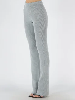DION LEE Pantaloni<PANTALONE LIGHT REFLECTIVE RIB Grigio