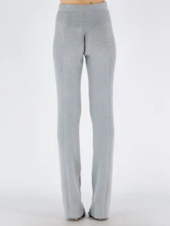 DION LEE Pantaloni<PANTALONE LIGHT REFLECTIVE RIB Grigio