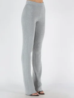 DION LEE Pantaloni<PANTALONE LIGHT REFLECTIVE RIB Grigio