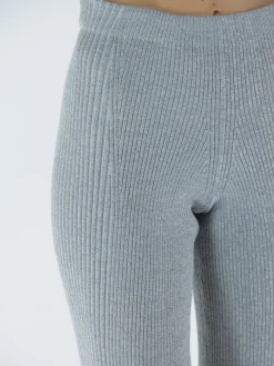 DION LEE Pantaloni<PANTALONE LIGHT REFLECTIVE RIB Grigio