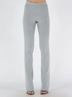 DION LEE Pantaloni<PANTALONE LIGHT REFLECTIVE RIB Grigio