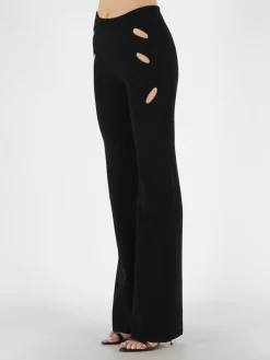 DION LEE Pantaloni<PANTALONE LOCK SLIT Nero