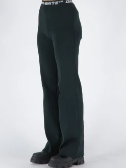 OFF-WHITE Pantaloni<PANTALONE LOGO BAND Bianco, Nero