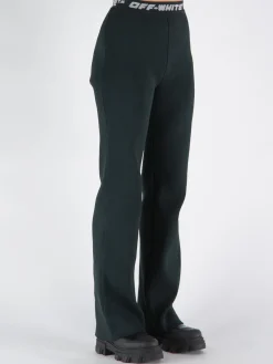 OFF-WHITE Pantaloni<PANTALONE LOGO BAND Bianco, Nero