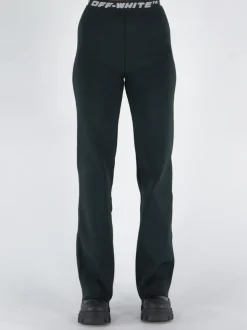 OFF-WHITE Pantaloni<PANTALONE LOGO BAND Bianco, Nero