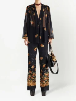 ETRO Pantaloni<PANTALONE LUCY Giallo, Nero