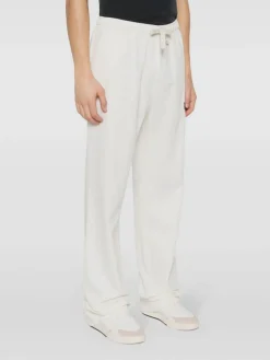 PALM ANGELS Pantaloni<PANTALONE MONOGRAM Bianco, Marrone