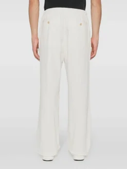 PALM ANGELS Pantaloni<PANTALONE MONOGRAM Bianco, Marrone