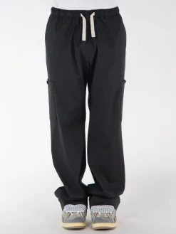 PALM ANGELS Pantaloni<PANTALONE MONOGRAM LOOSE Nero