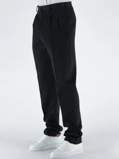 LANVIN Pantaloni<PANTALONE NEW STRAIGHT LEG Nero