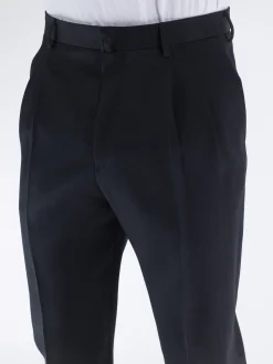 LANVIN Pantaloni<PANTALONE NEW STRAIGHT LEG Nero