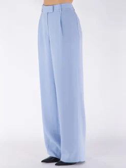 SIMKHAI Pantaloni<PANTALONE NOVIA PLEATED STRAIGHT LEG Azzurro