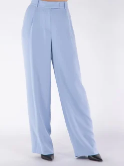 SIMKHAI Pantaloni<PANTALONE NOVIA PLEATED STRAIGHT LEG Azzurro