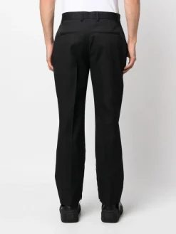OFF-WHITE Pantaloni<PANTALONE OW EMB WOOL Nero