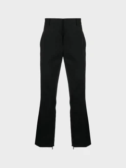 OFF-WHITE Pantaloni<PANTALONE OW EMB WOOL Nero