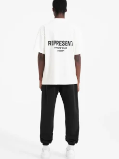 REPRESENT CLOTHING Pantaloni<PANTALONE OWNERS CLUB Bianco, Nero