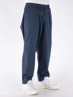 UNIVERSAL WORKS Pantaloni<PANTALONE OXFORD Blu