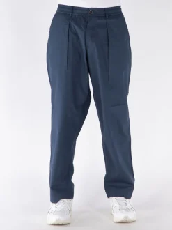 UNIVERSAL WORKS Pantaloni<PANTALONE OXFORD Blu