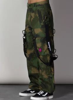 Pantaloni<PANTALONE PAINTBRUSH CAMO Verde