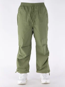 UNIVERSAL WORKS Pantaloni<PANTALONE PARACHUTE Verde