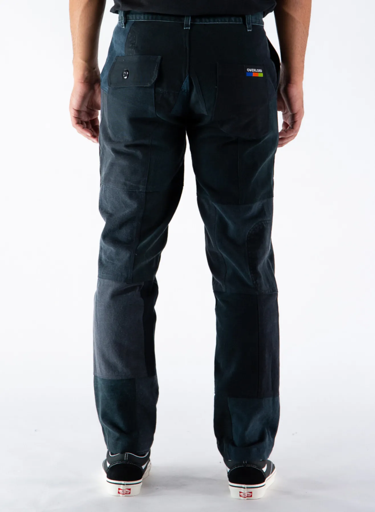 Pantaloni<PANTALONE PATCHWORK Nero