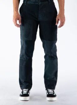 Pantaloni<PANTALONE PATCHWORK Nero