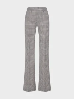 ALESSANDRA RICH Pantaloni<PANTALONE PRINCE DE GALLES Grigio