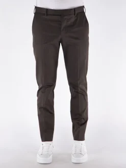 PT Pantaloni<PANTALONE REBEL IN GABARDINA Marrone