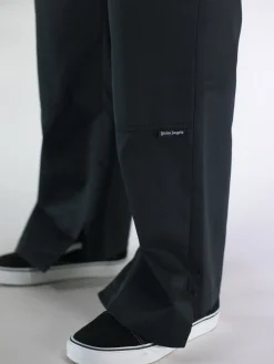 PALM ANGELS Pantaloni<PANTALONE REVERSED WAISTBAND CHINO Nero