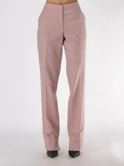 Pantaloni<PANTALONE SARTORIALE A VITA ALTA Rosa