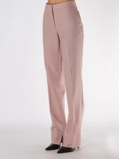 Pantaloni<PANTALONE SARTORIALE A VITA ALTA Rosa